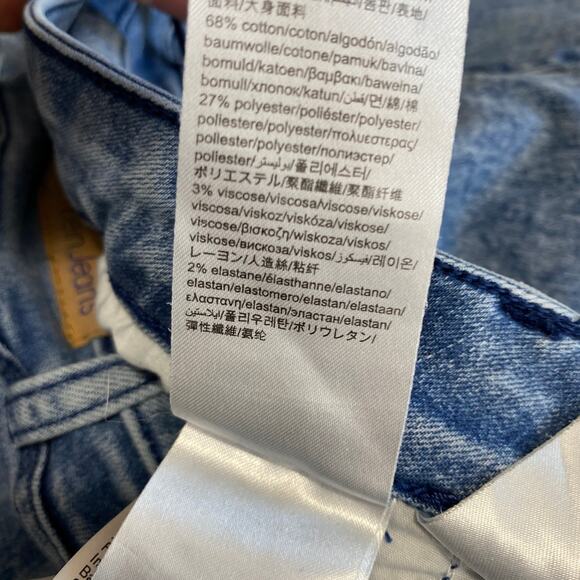 Calvin Klein Jeans Medium Wash Blue Denim Ankle Skinny Jeans Women's Size 12 - Picture 9 of 10